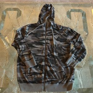 Splendid zip-up camp sweatshirt